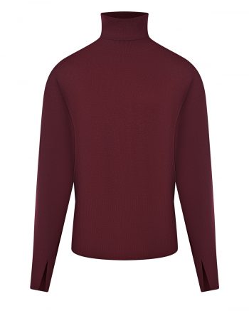Бордовый свитер из шерсти и кашемира MRZ