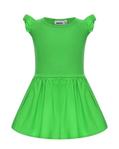 Платье с рукавами-крылышками, зеленое Molo