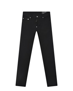 Черные прямые джинсы Dsquared2 детские