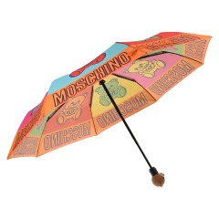 Разноцветный зонт с принтом "мишки", 30 см Moschino детский