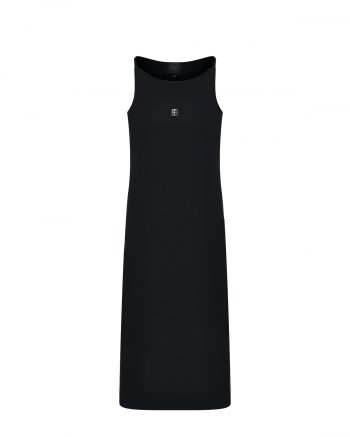 Платье без рукавов с лого Givenchy