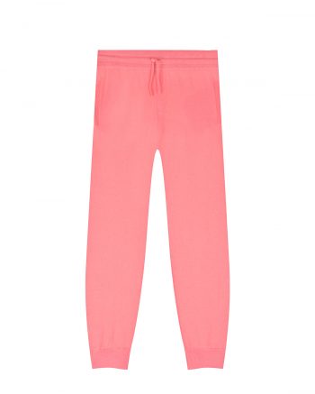 Розовые брюки из кашемира Dolce&Gabbana детские