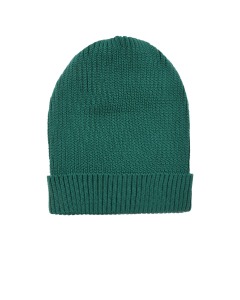 Зеленая шапка с отворотом Catya