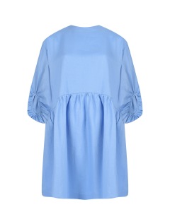 Льняное платье голубого цвета SHADE