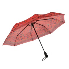 Красный зонт с принтом в сердечках, 30 см Moschino детский