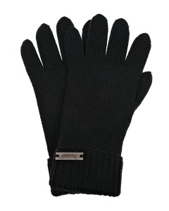 Двойные черные перчатки Il Trenino детские