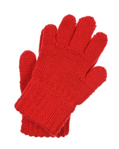 Красные перчатки из шерсти MaxiMo детские