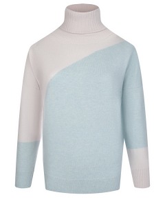 Бело-голубой свитер Panicale
