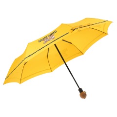 Желтый зонт с принтом "мишки", 30 см Moschino детский