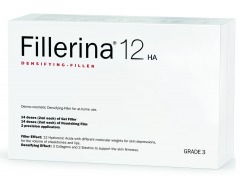 Fillerina Дермо-косметический набор с укрепляющим эффектом Intensive уровень 3, 2 флакона х 30 мл (Fillerina, 12 HA Densifying-Filler)