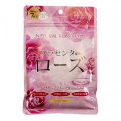 Japan Gals Курс натуральных масок для лица с экстрактом розы, 7 шт (Japan Gals, )