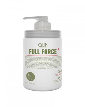 Ollin Professional Маска для волос и кожи головы с экстрактом бамбука, 650 мл (Ollin Professional, Full Force)