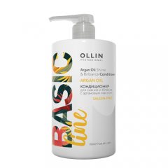 Ollin Professional Кондиционер для сияния и блеска с аргановым маслом, 750 мл (Ollin Professional, Basic Line)