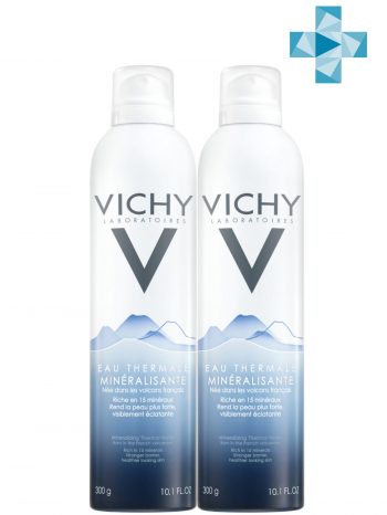 Vichy Комплект Термальная Вода Vichy, 2 шт. по 300 мл (Vichy, Thermal Water Vichy)