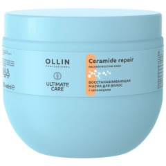 Ollin Professional Восстанавливающая маска для волос с церамидами, 500 мл (Ollin Professional, Ultimate Care)