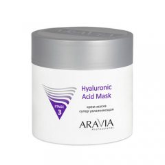 Aravia Professional Крем-маска суперувлажняющая Hyaluronic Acid Mask, 300 мл (Aravia Professional, Уход за лицом)