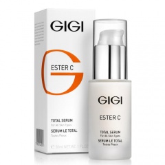 GiGi Увлажняющая сыворотка с эффектом осветления Total Serum, 30 мл (GiGi, Ester C)