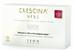 Crescina 1300 Комплекс Transdermic для женщин: лосьон для возобновления роста волос №10 + лосьон против выпадения волос №10 (Crescina, Transdermic)