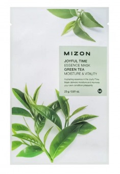 Mizon Тканевая маска с экстрактом зелёного чая, 23 г (Mizon, Joyful Time)