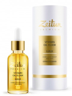 Zeitun Масляный витаминный эликсир для сияния тусклой кожи лица Lulu, 30 мл (Zeitun, Premium)