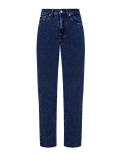 Прямые джинсы Tess в стиле 90-х с необработанным краем