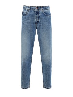 Укороченные джинсы из денима Authentic с деталью Мониль