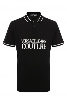 Хлопковое поло Versace Jeans Couture