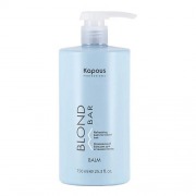 KAPOUS Освежающий бальзам для волос оттенков блонд серии Kapous Blond Bar 750.0