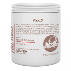 OLLIN PROFESSIONAL Интенсивная восстанавливающая маска с маслом кокоса OLLIN FULL FORCE