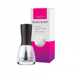 LIMONI Топ сушка для ногтей гелевый Gloss & Dry