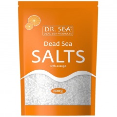 DR. SEA Натуральная минеральная соль Мертвого моря обогащенная экстрактом апельсина.