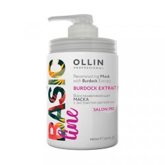 OLLIN PROFESSIONAL Восстанавливающая маска с экстрактом репейника OLLIN BASIC LINE