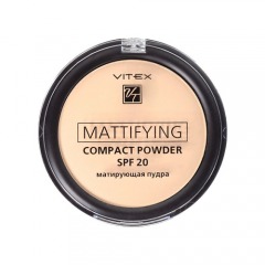 ВИТЭКС Пудра для лица VITEX матирующая компактная Mattifying compact powder SPF 20